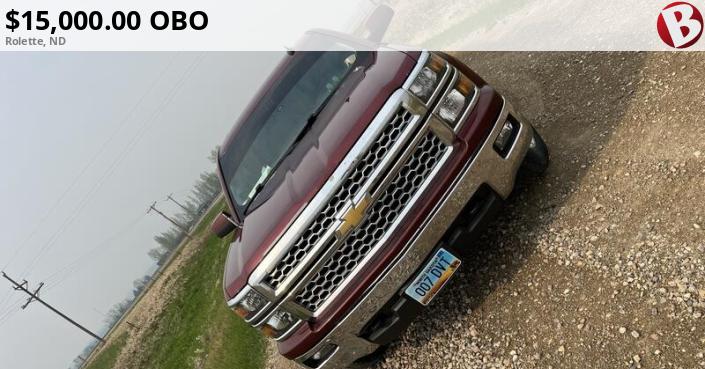 2015 Chevy Silverado Double Cab Rolette ND