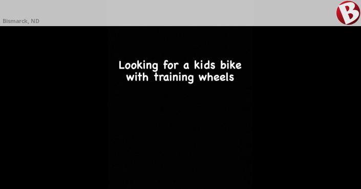 Looking for a kids bike with training wheels for 5 year old boy ...