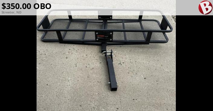 hitch mounted enclosed cargo carrier