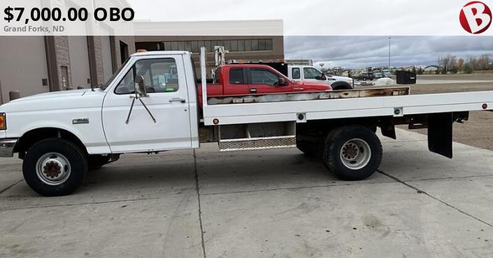 For Sale Ford F Single Cab Flat Bed Truck Liter Engine Automa Grand Forks Nd